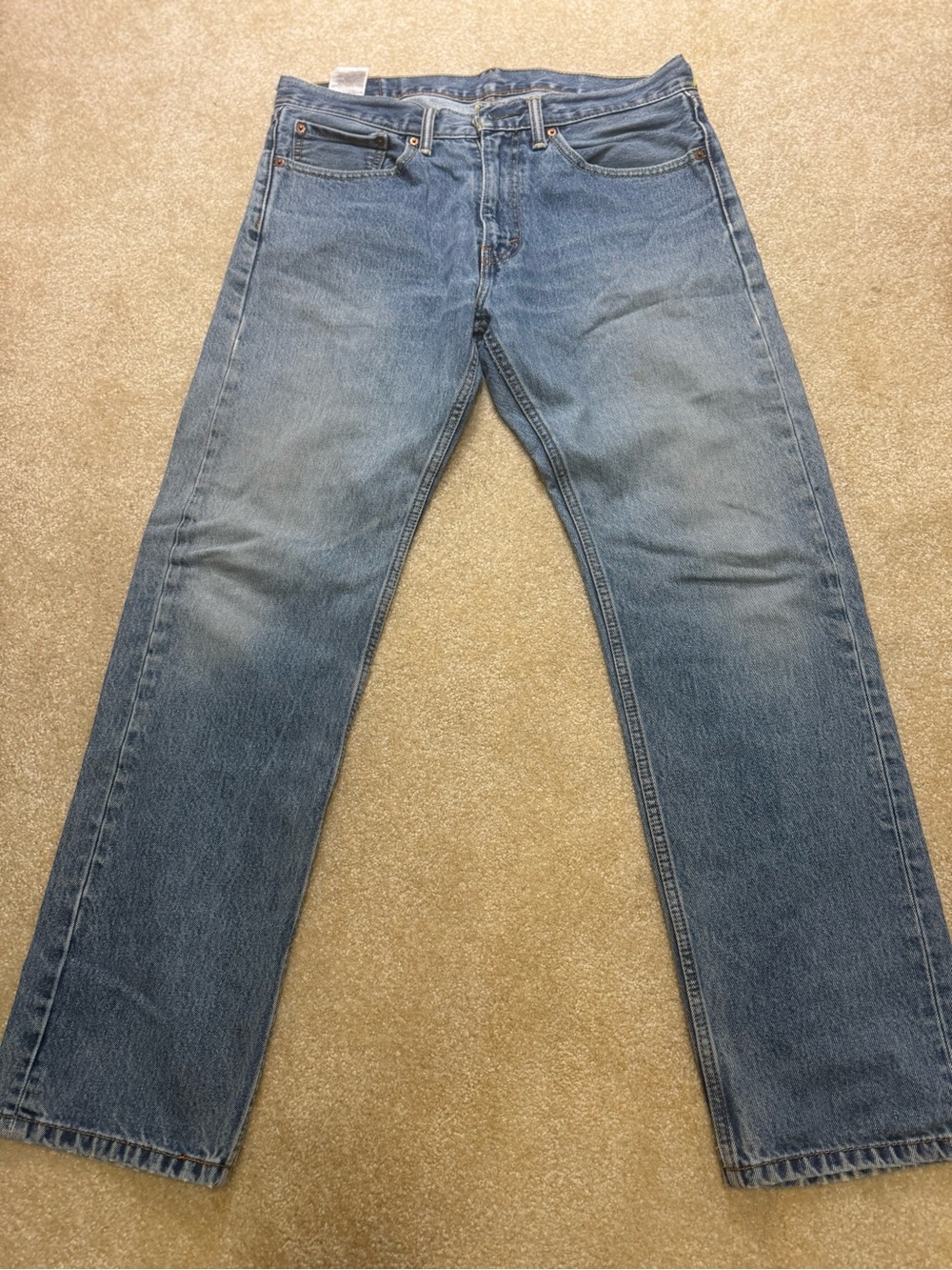 Levi's 505 medium Blue Straight Jeans 34x32
